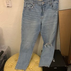 Abercrombie super skinny ankle high rise jeans preowned